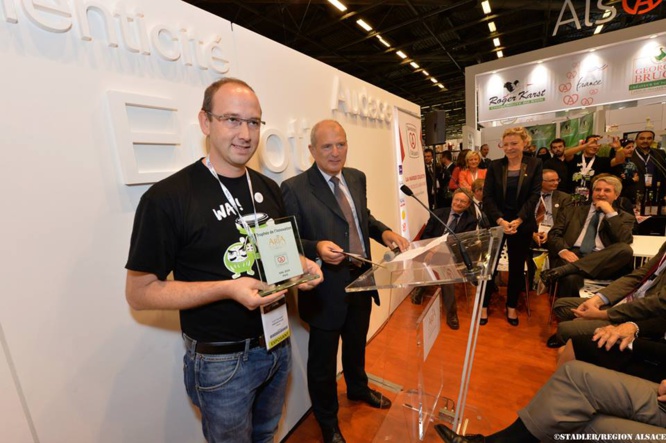 Le 1er trophée de l'innovation Alsace est décerné à Wa/ Raifalsa-Alélor