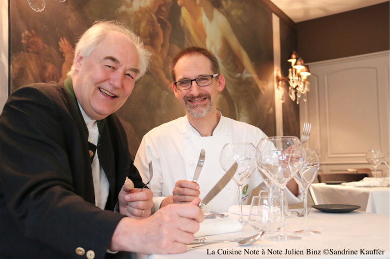 Hervé This et Julien Binz réalisent le premier diner 100 % Note à Note en France
