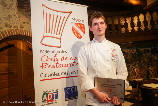 Benjamin Lanoix remporte le concours du Meilleur Foie Gras de canard d'Alsace (photo Archives ©Jérémie Reuiller/Nouvelles Gastronomiques )